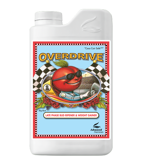 Fertilizante para el engorde de la floración, Overdrive.