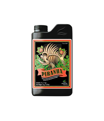 Envasede 1L de estimulador Piranha Liquid.