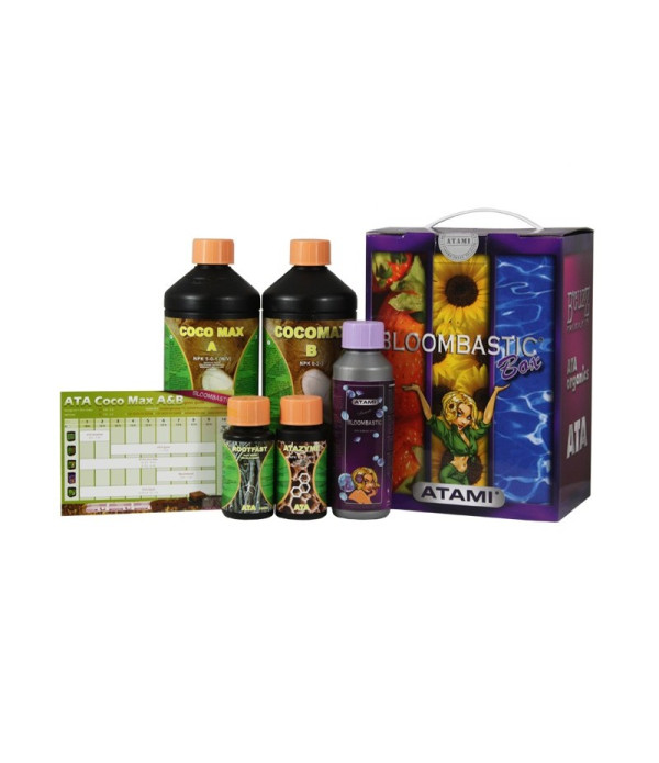 Pack de fertilizantes Bloombastic Terra Box de Atami.