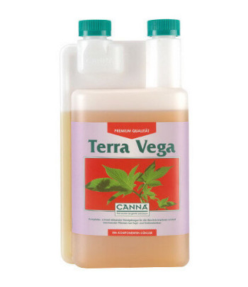 Envase de Terra Vega, para aportar nutrientes en fase vegetativa.