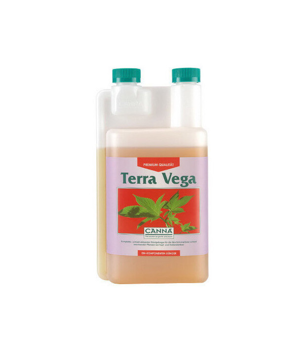 Envase de Terra Vega, para aportar nutrientes en fase vegetativa.