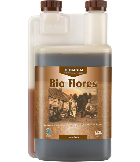 Bote de producto Bio Flores, para la etapa de floración.